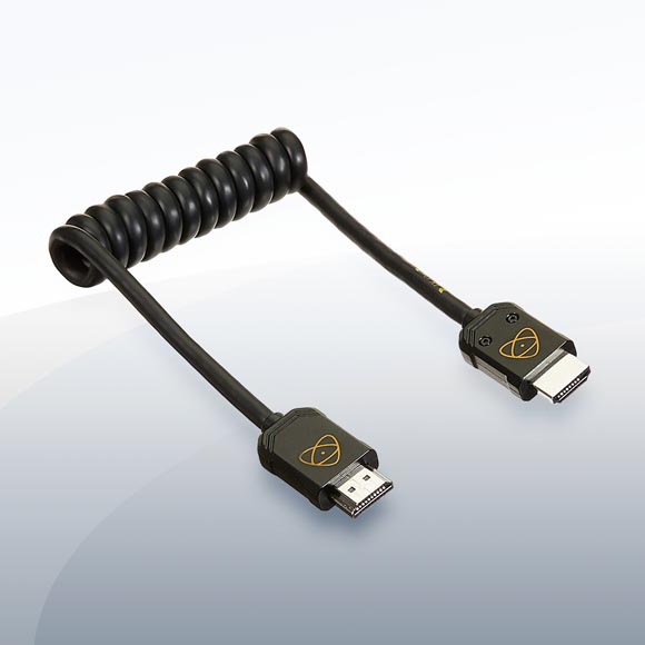 Atomos HDMI KP hochwertiges Spiral Kabel Objektiv Vermietung