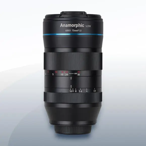 Sirui 75mm F1.8 1.33x Anamorphic Sony E Mount Objektiv Vermietung 1