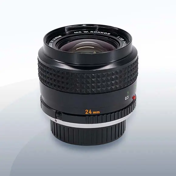 Minolta MC 24mm F2.8 Objektiv Vermietung