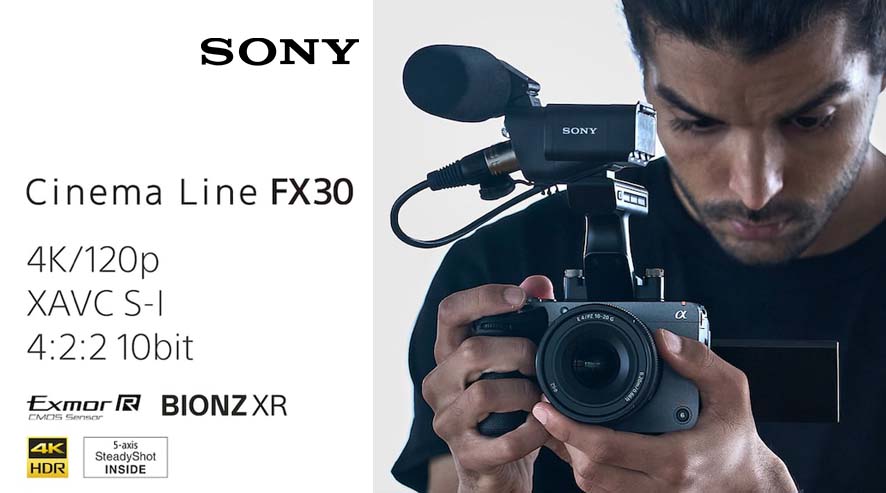 Sony FX30 News Objektiv Vermietung