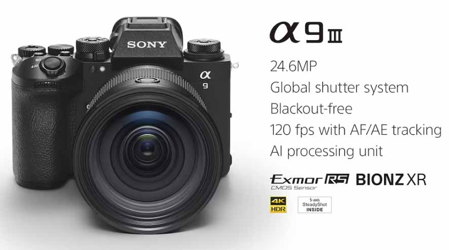 Sony A9 III News Objektiv Vermietung Österreich