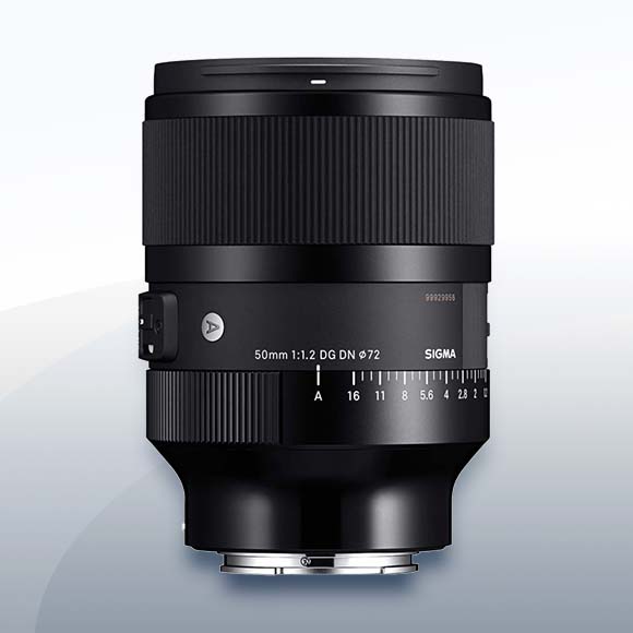 Sigma 50mm F1.2 DG DN Art für Sony E-Mount Objektiv Vermietung AT 1