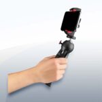 Manfrotto Pixi Mini Stativ und Smartphone Klemme Objektiv Vermietung 3